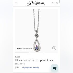 NWT BRIGHTON ELORA JEMS NECKLACE